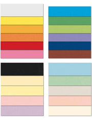 Confezione 10pz Cartoncini Prisma Monoruvidi 220gr 35x50cm