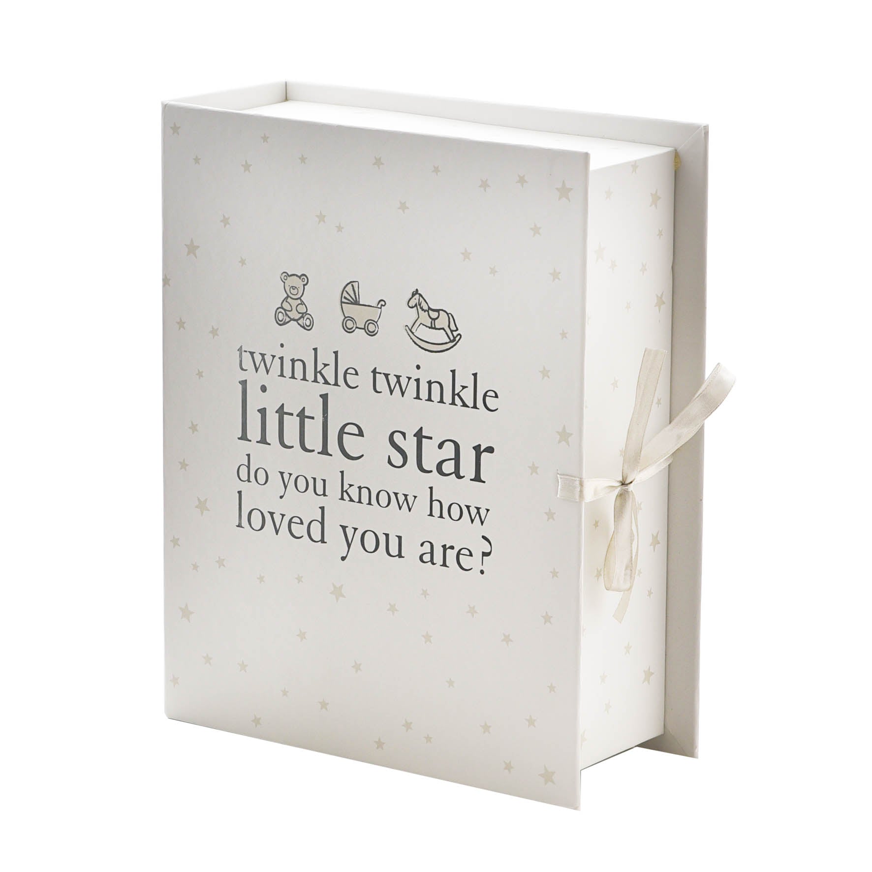 Scatola Dei Ricordi Con Scomparti E Icone Regalo Twinkle Twinkle Little Star