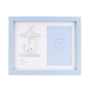 Cornice Fotografica Hello Baby Boy Con Campi Nome E Data Blu