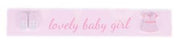 Targa Da Appendere Per Neonata Lovely Baby Girl