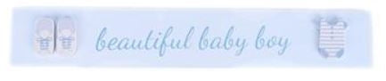 Targa Da Appendere Per Neonato Beautiful Baby Boy