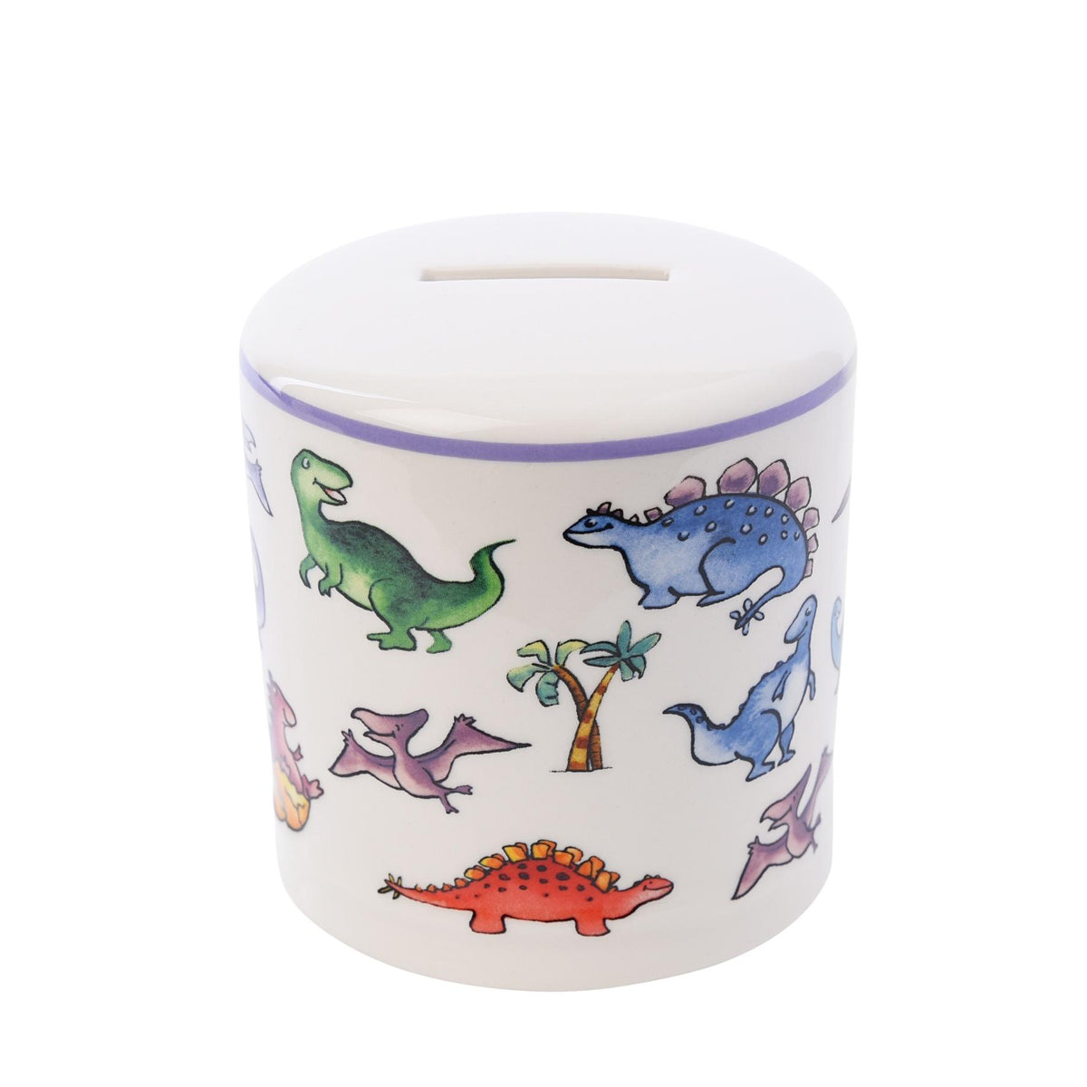 Salvadanaio Cupcake Dinosauri In Ceramica
