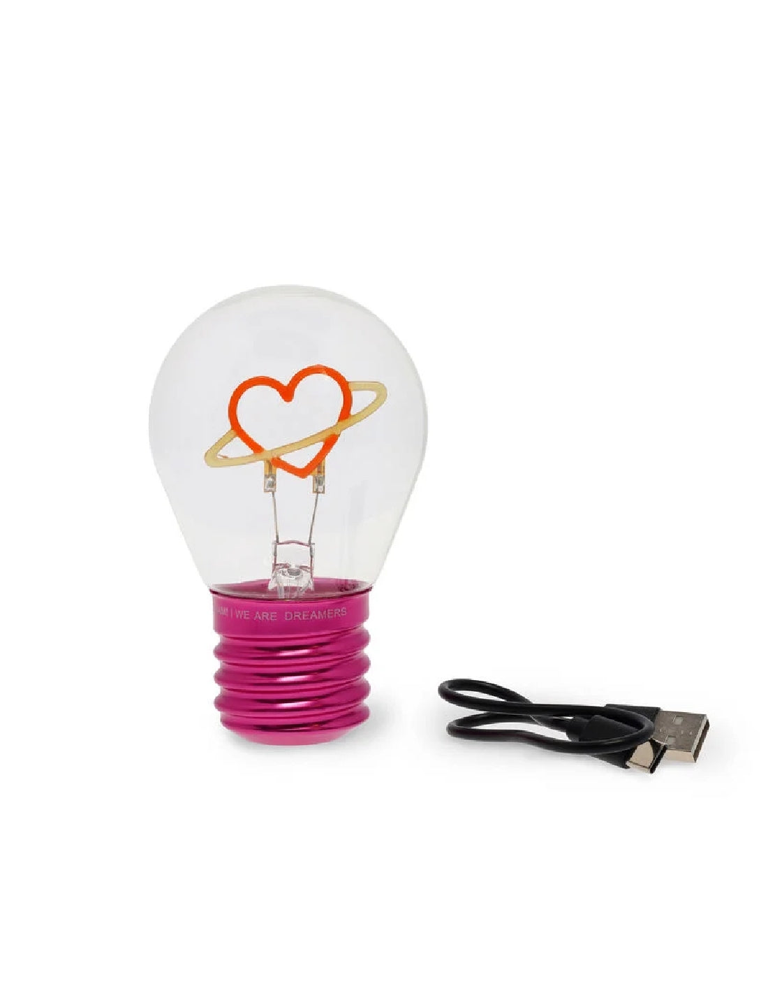 Lampada Da Tavolo Lampadina Cuore Legami