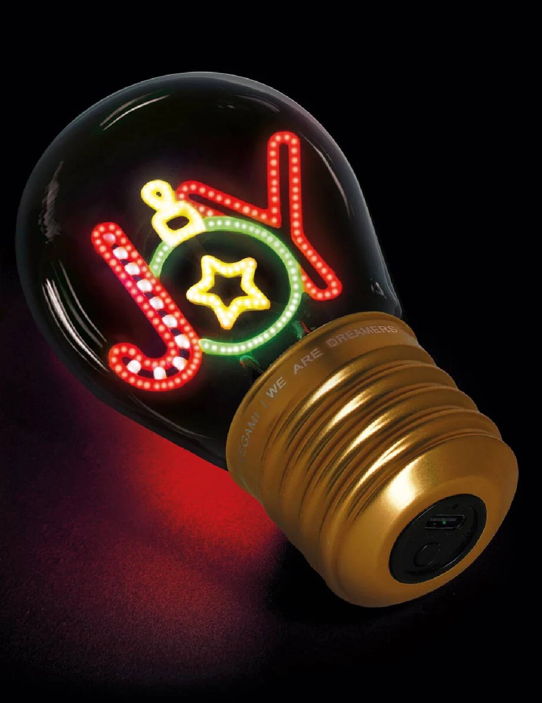 Lampada Da Tavolo A Lampadina Joy Legami