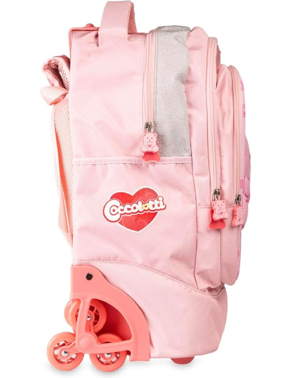 Zaino Scuola Trolley Coccolotti Love And Tell Classic Rosa