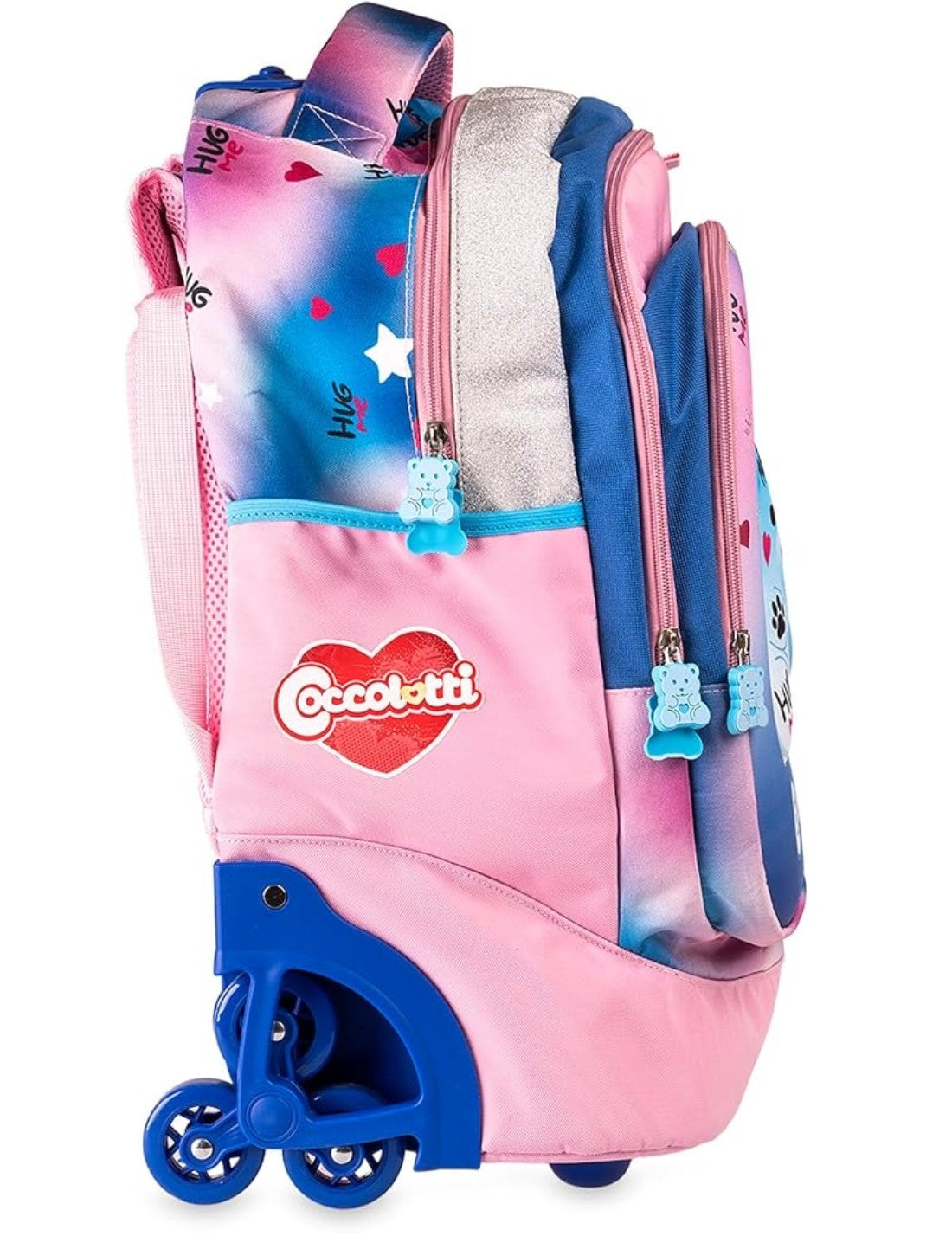 Zaino Scuola Trolley Coccolotti Love And Tell Classic Azzurro