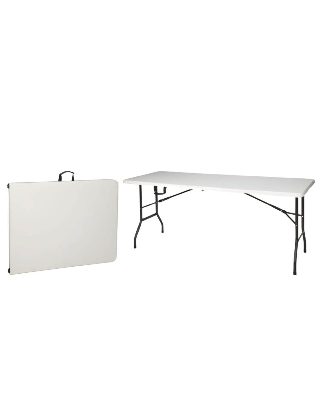 Tavolo Pieghevole Bianco 180cm
