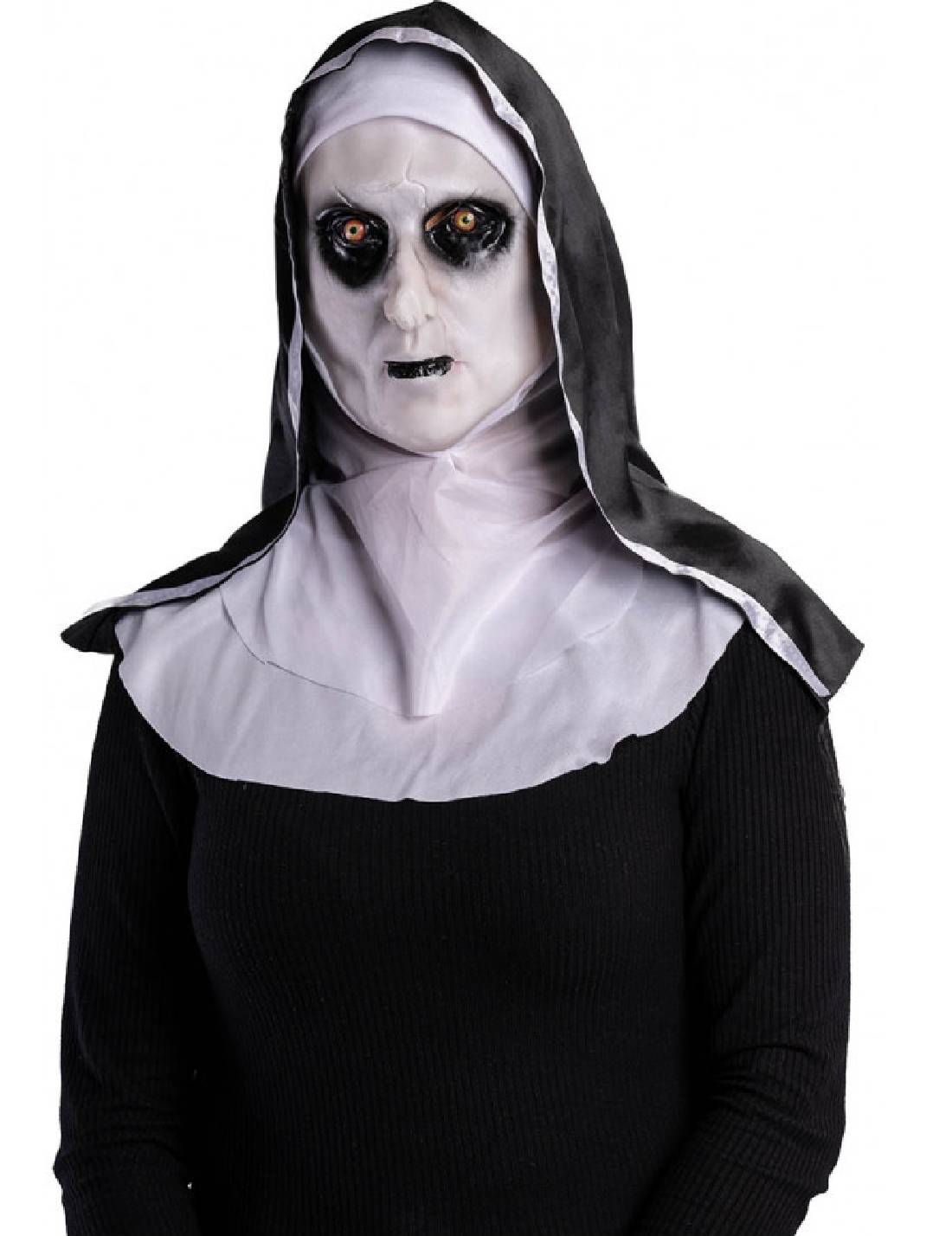 Maschera Halloween Suora Horror