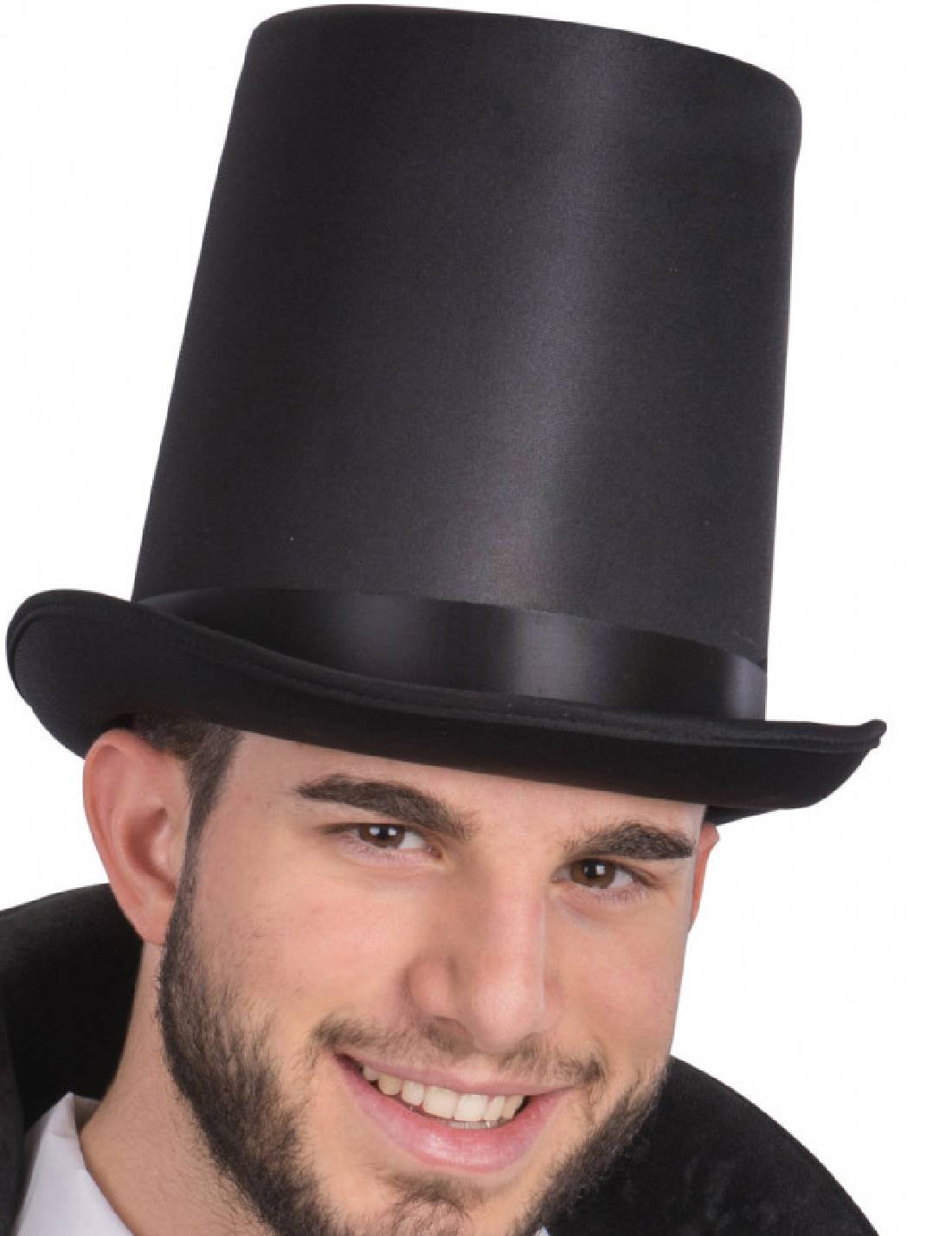 Cilindro Di Halloween Tuba Nera In Raso