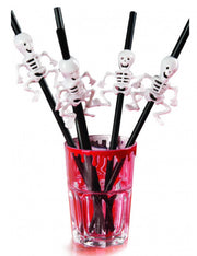 Set Cannucce Halloween Scheletro 5pz