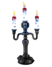 Accessorio Halloween Candelabro Con Luci 40cm