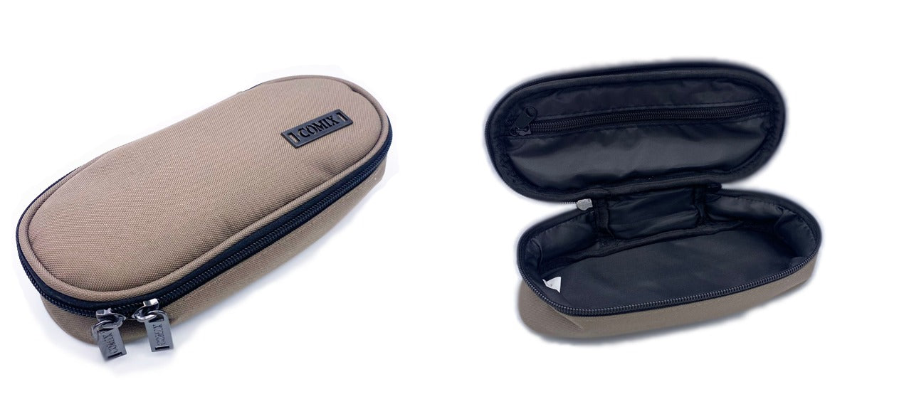 Astuccio Portapenne Ovale Comix Grigio Chiaro