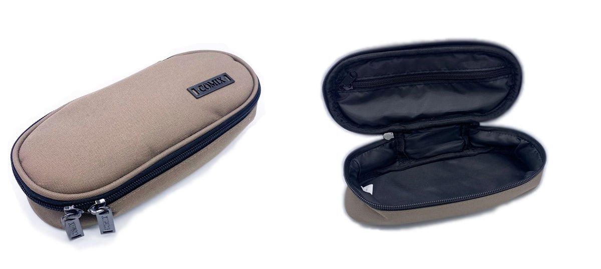 Astuccio Portapenne Ovale Comix Grigio Chiaro