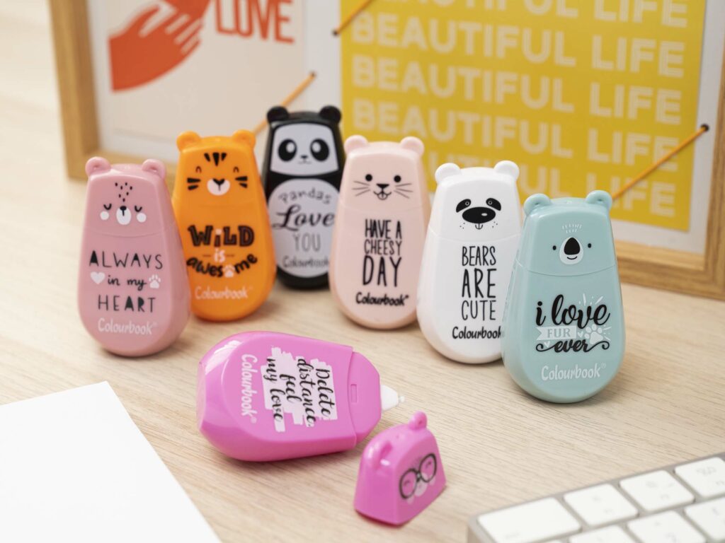 Colourbook Correttore A Nastro Kawaii 8m Assortiti