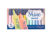 Shine Colourbook Evidenziatori Color Pastello Confezione 12pz.