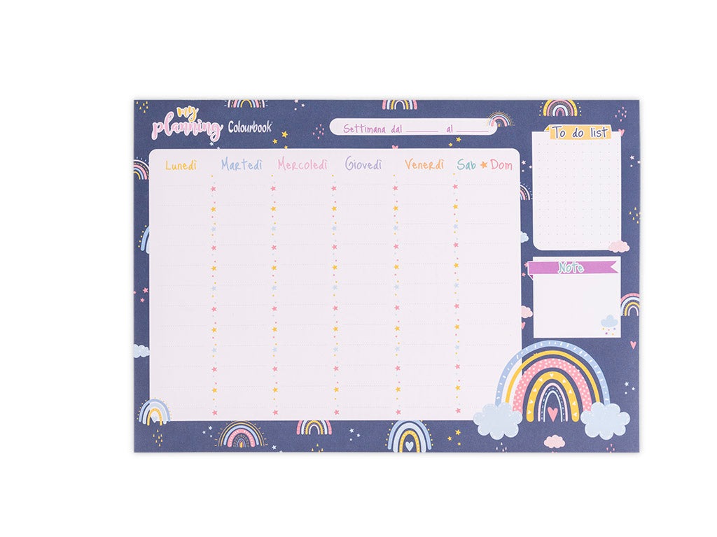 Planning Da Scrivania Settimanale Maxi