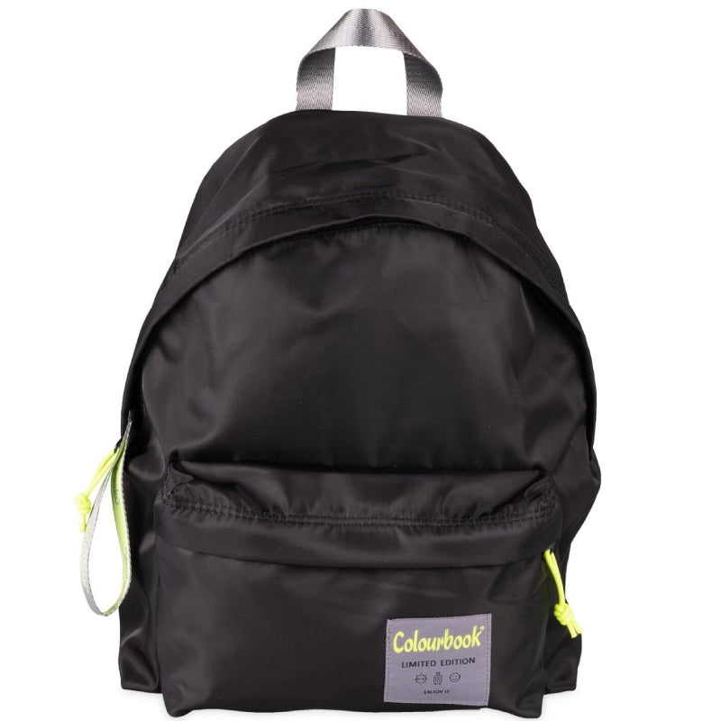 Colourbook Zaino Ovale Satin Nero