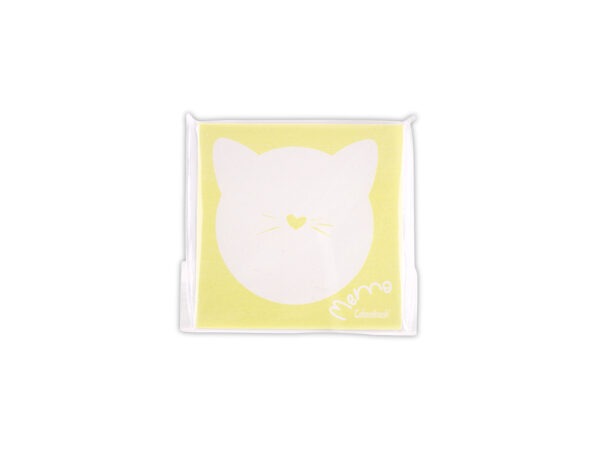 Post-It Bigliettini Adesivi 76x76mm Colourbook 100 Fogli Gatto