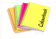 Colourbook Quaderno A7 Spiralato Fluo Colori Assortiti
