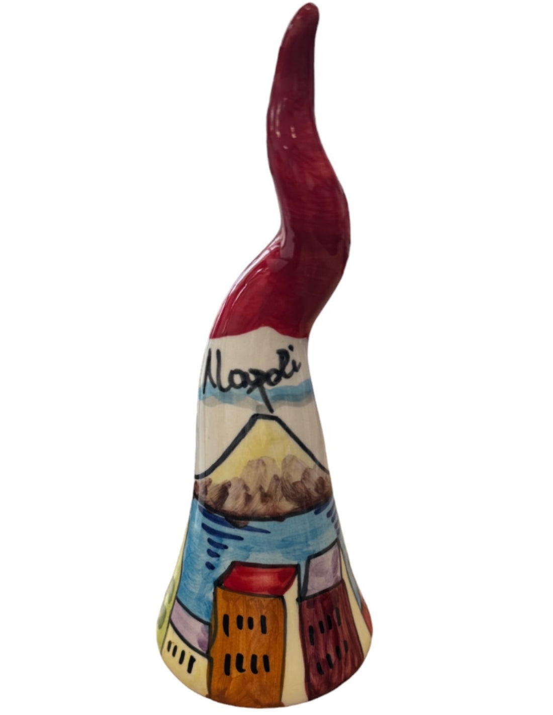 Corno Napoletano Decorativo Portafortuna Artigianale