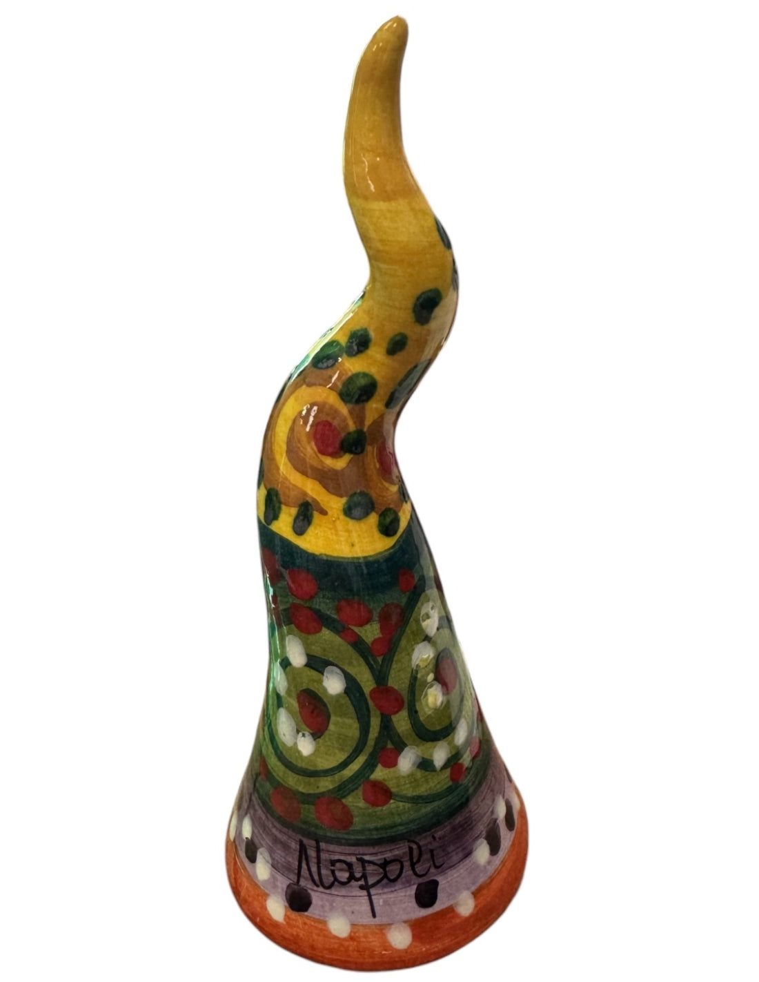 Corno Napoletano Decorativo Portafortuna Artigianale