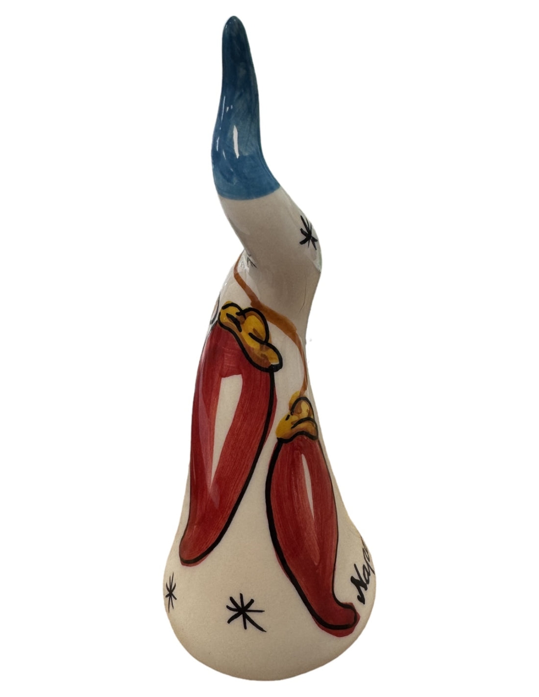 Corno Napoletano Decorativo Portafortuna Artigianale