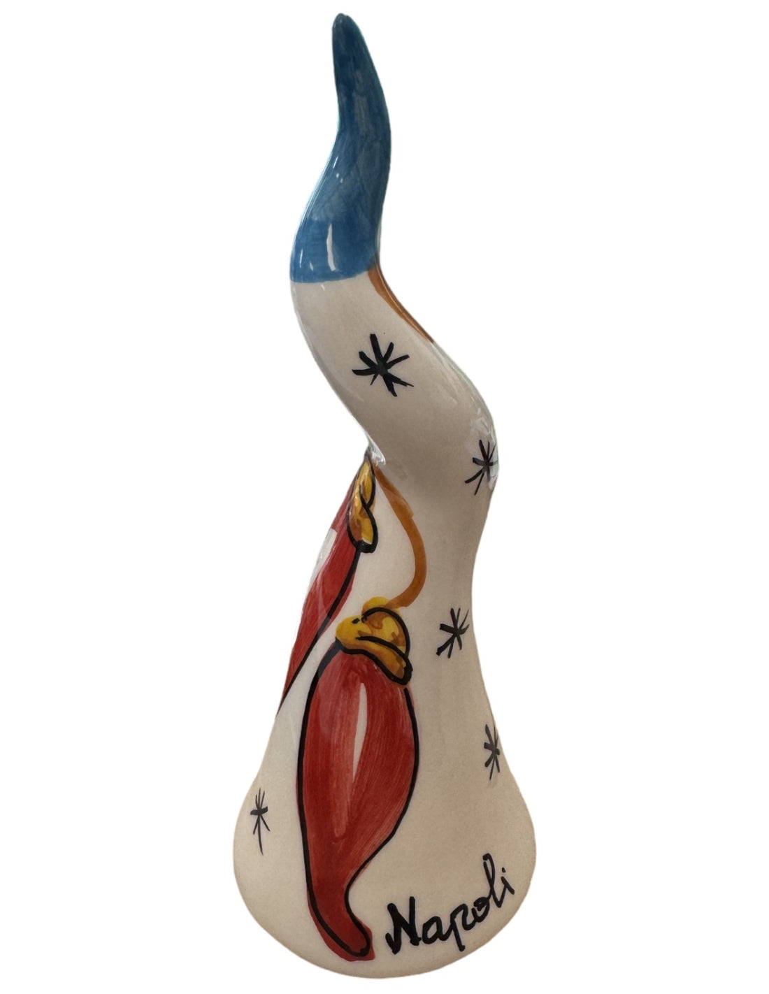 Corno Napoletano Decorativo Portafortuna Artigianale