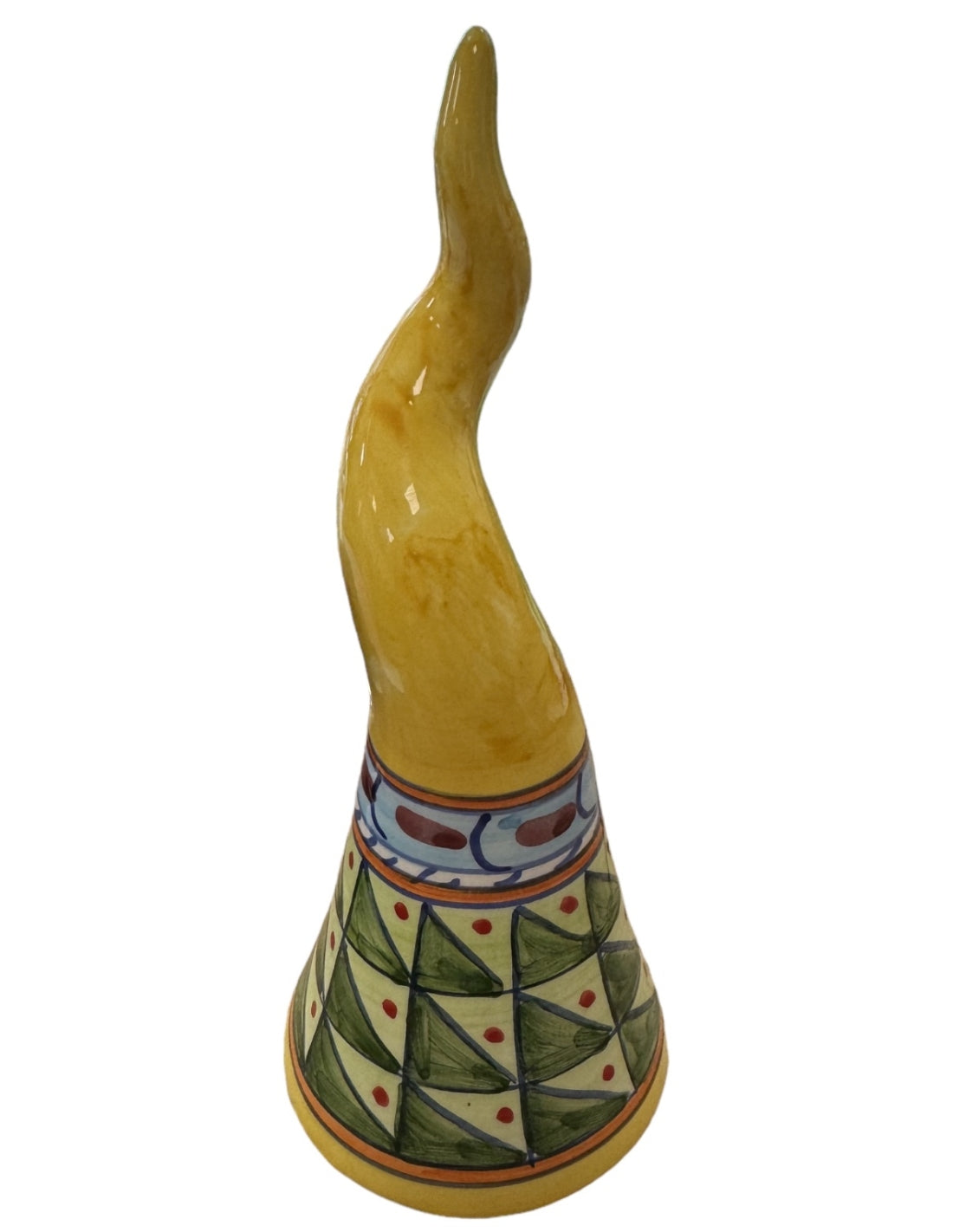 Corno Napoletano Decorativo Portafortuna Artigianale