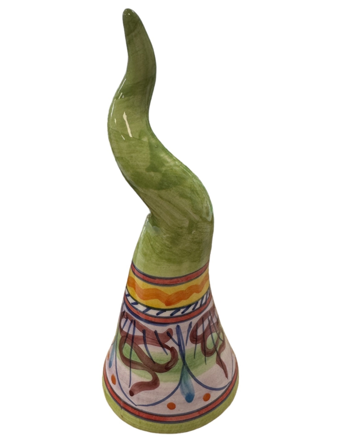 Corno Napoletano Decorativo Portafortuna Artigianale