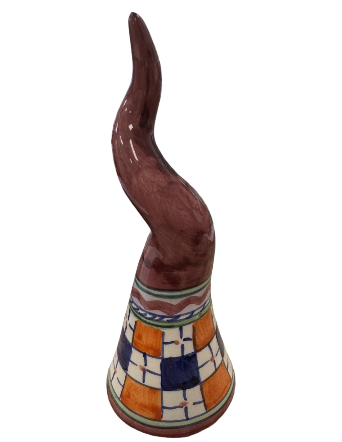 Corno Napoletano Decorativo Portafortuna Artigianale