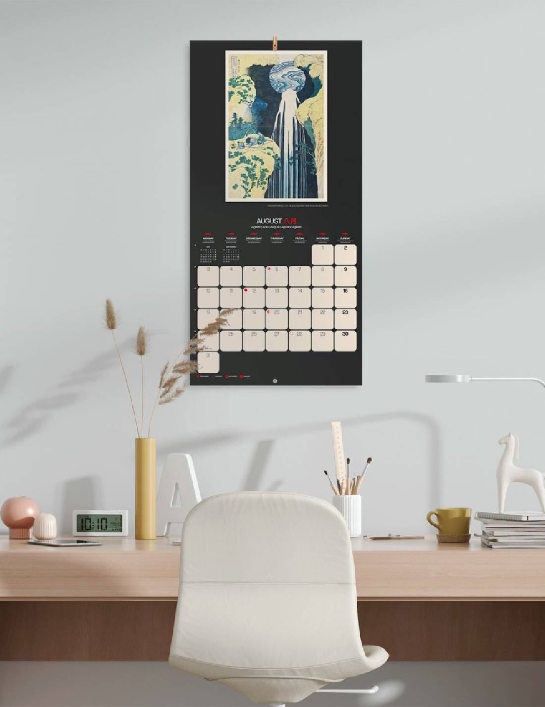 Calendario Da Muro 2026 Hokusai 30cm