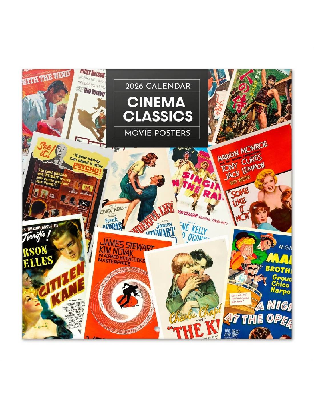 Calendario Da Muro 2026 Classici Del Cinema 30cm