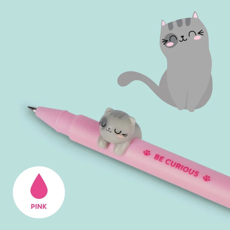 Legami Penna Gel Rosa Lovely Friends Gatto