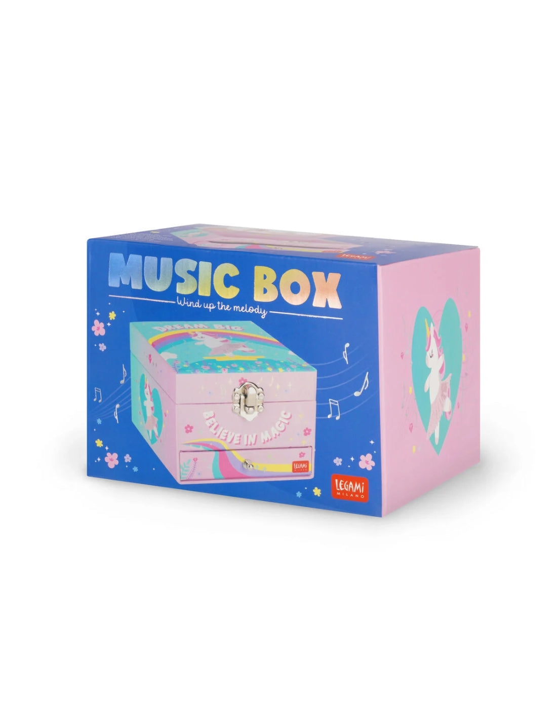 Carillon Portagioie Unicorno Music Box Legami