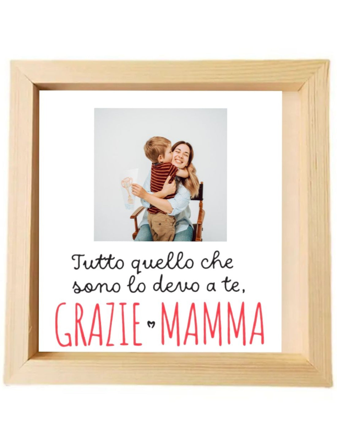 Cornice Quadrata Personalizzabile Festa Della Mamma