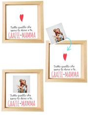 Cornice Quadrata Personalizzabile Festa Della Mamma