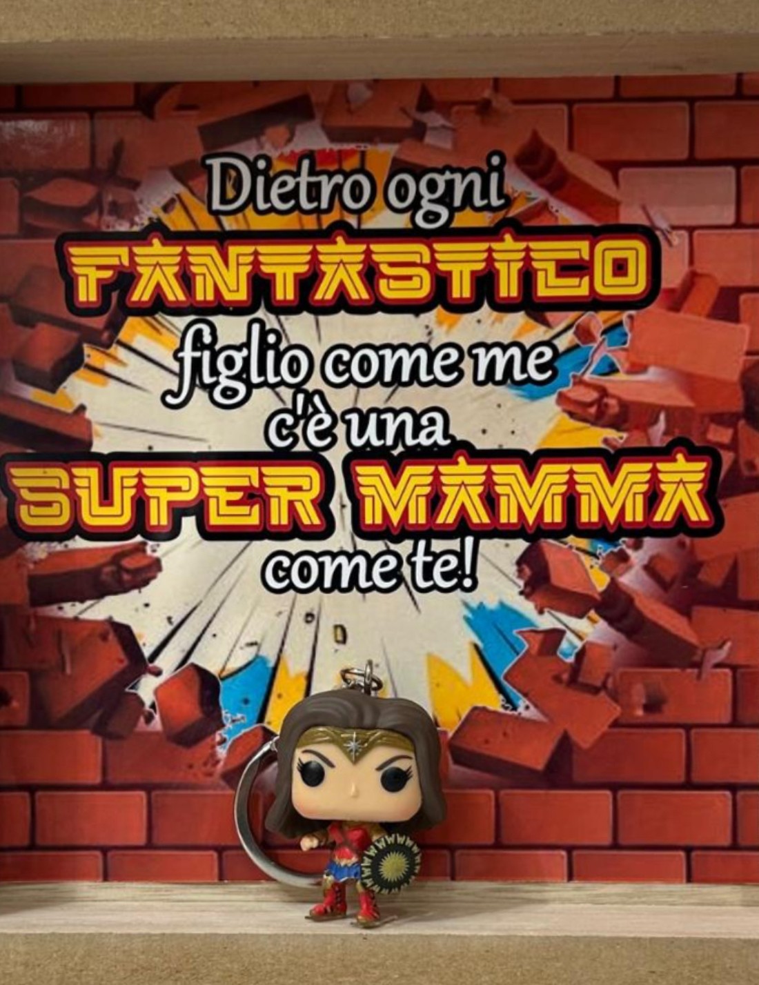 Cornice Portafoto Festa Della Mamma Wonder Woman