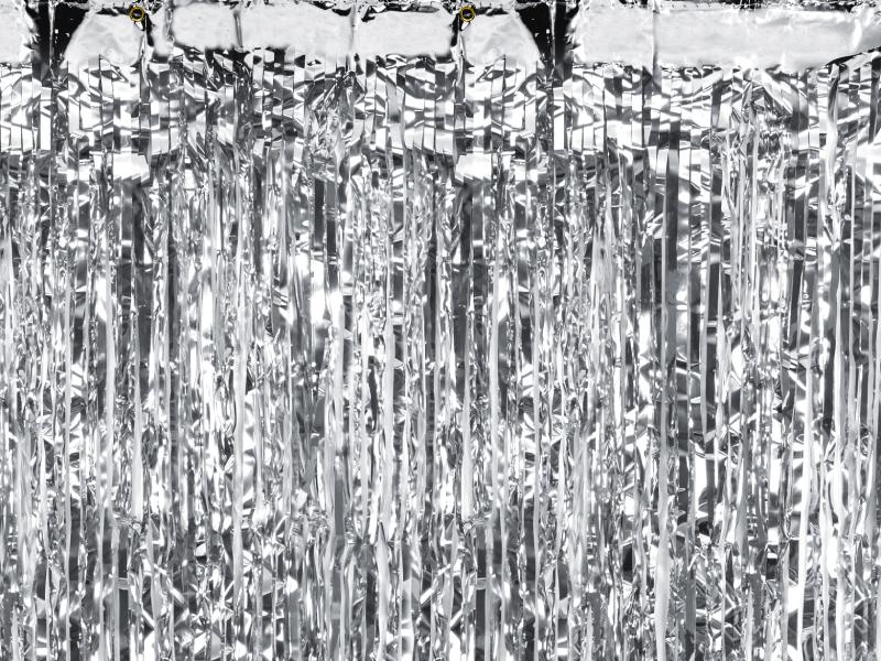 Festone Fili D'Argento Capelli D'Angelo 90x250cm