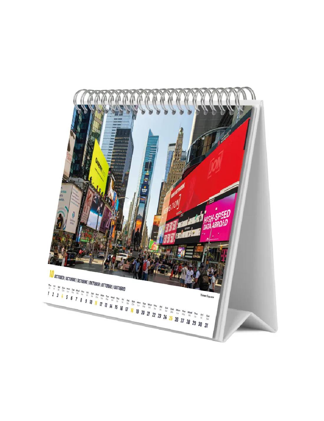 Calendario Da Tavolo 2026 New York 20cm