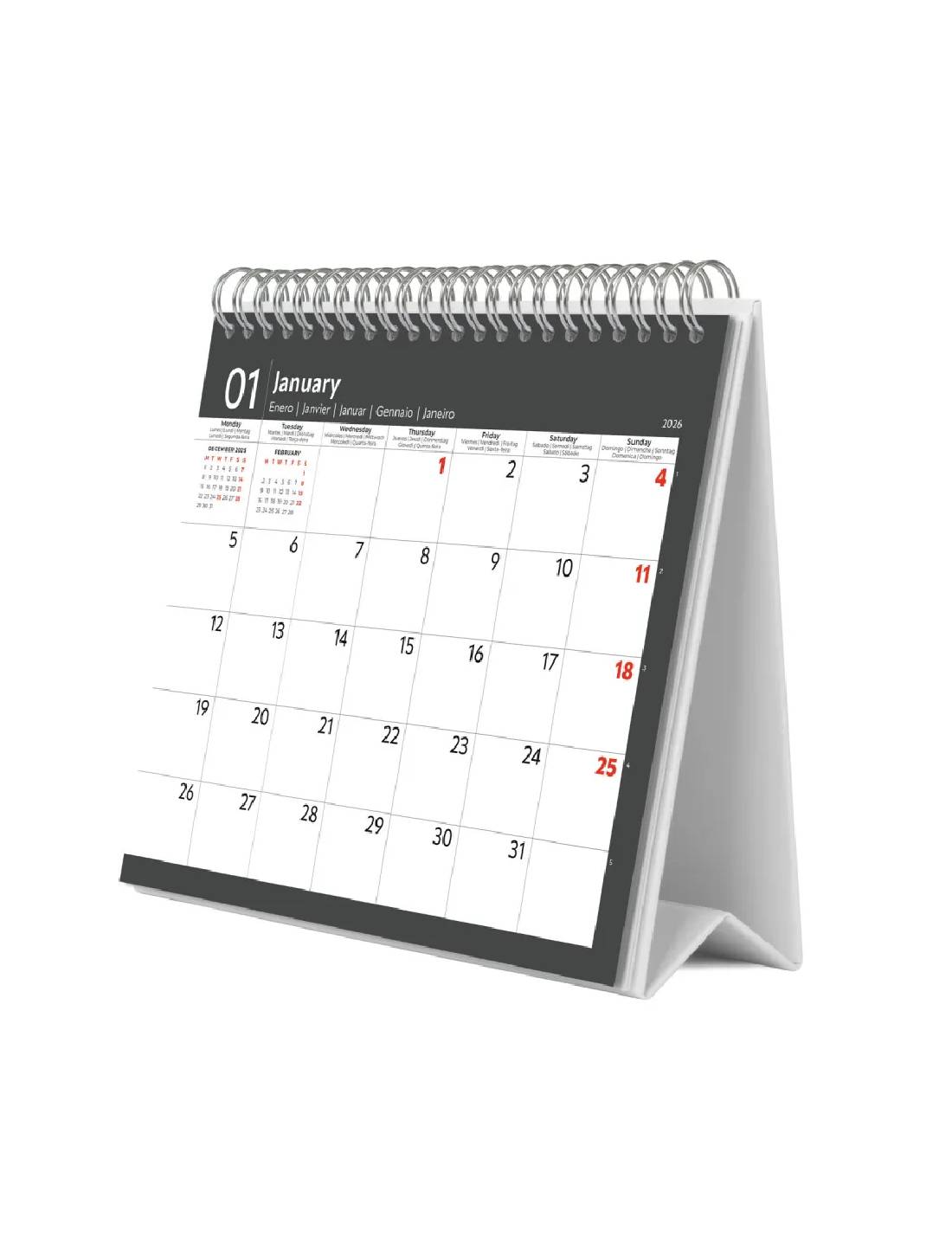 Calendario Da Tavolo 2026 Londra 20cm