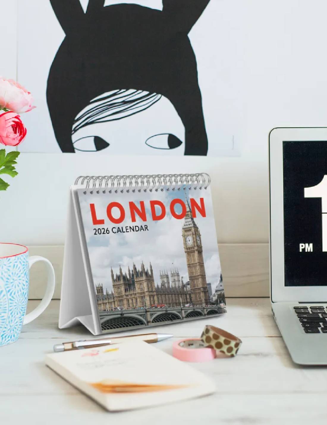 Calendario Da Tavolo 2026 Londra 20cm