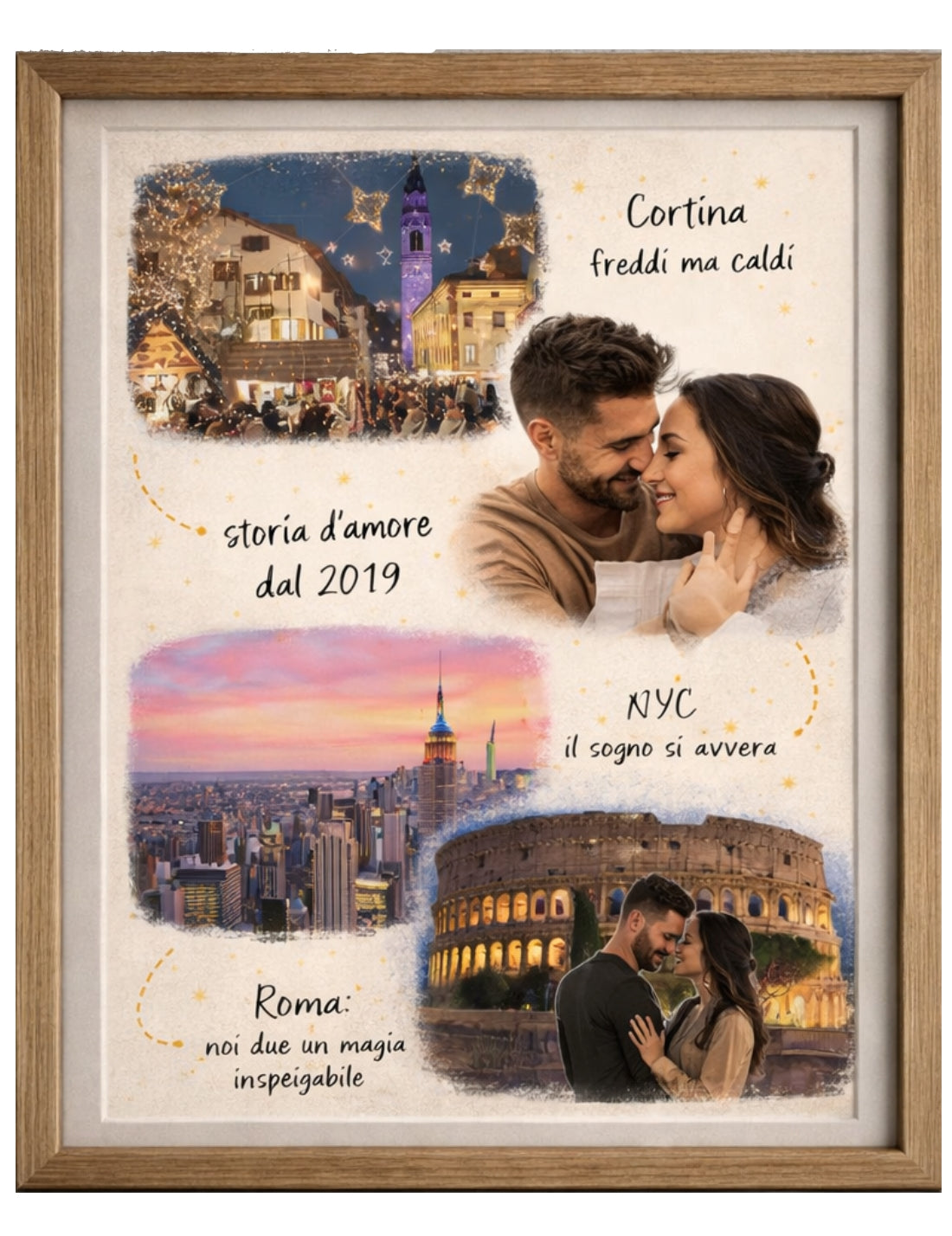 Cornice Personalizzabile Travel In Love 40cm