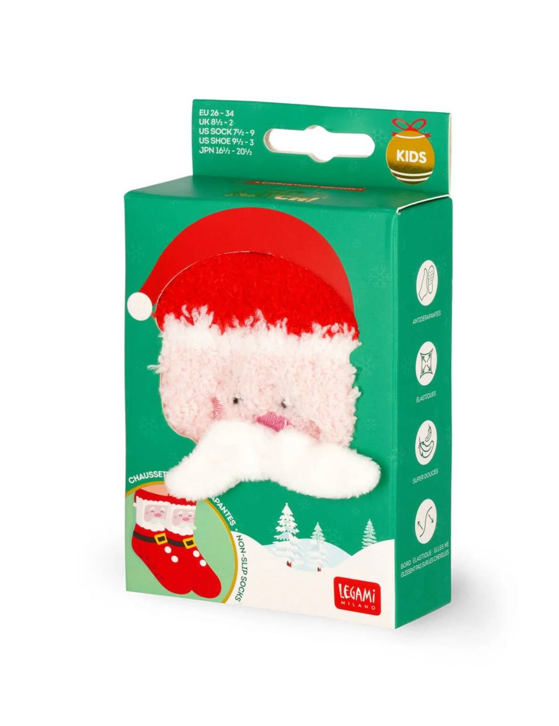 Calzini Antiscivolo It's A Match Babbo Natale Legami Tg. 35/42