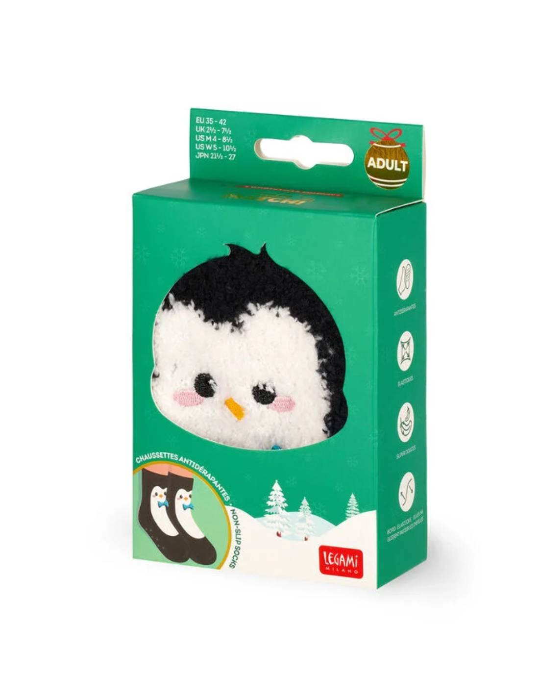 Calzini Antiscivolo It's A Match Pinguino Legami Tg. 35/42