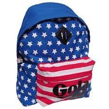 Zaino Gola America Harlow Vintage Stars Blu