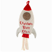 Calza Befana Epifania Razzo Bianco E Rosso