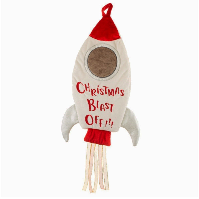 Calza Befana Epifania Razzo Bianco E Rosso