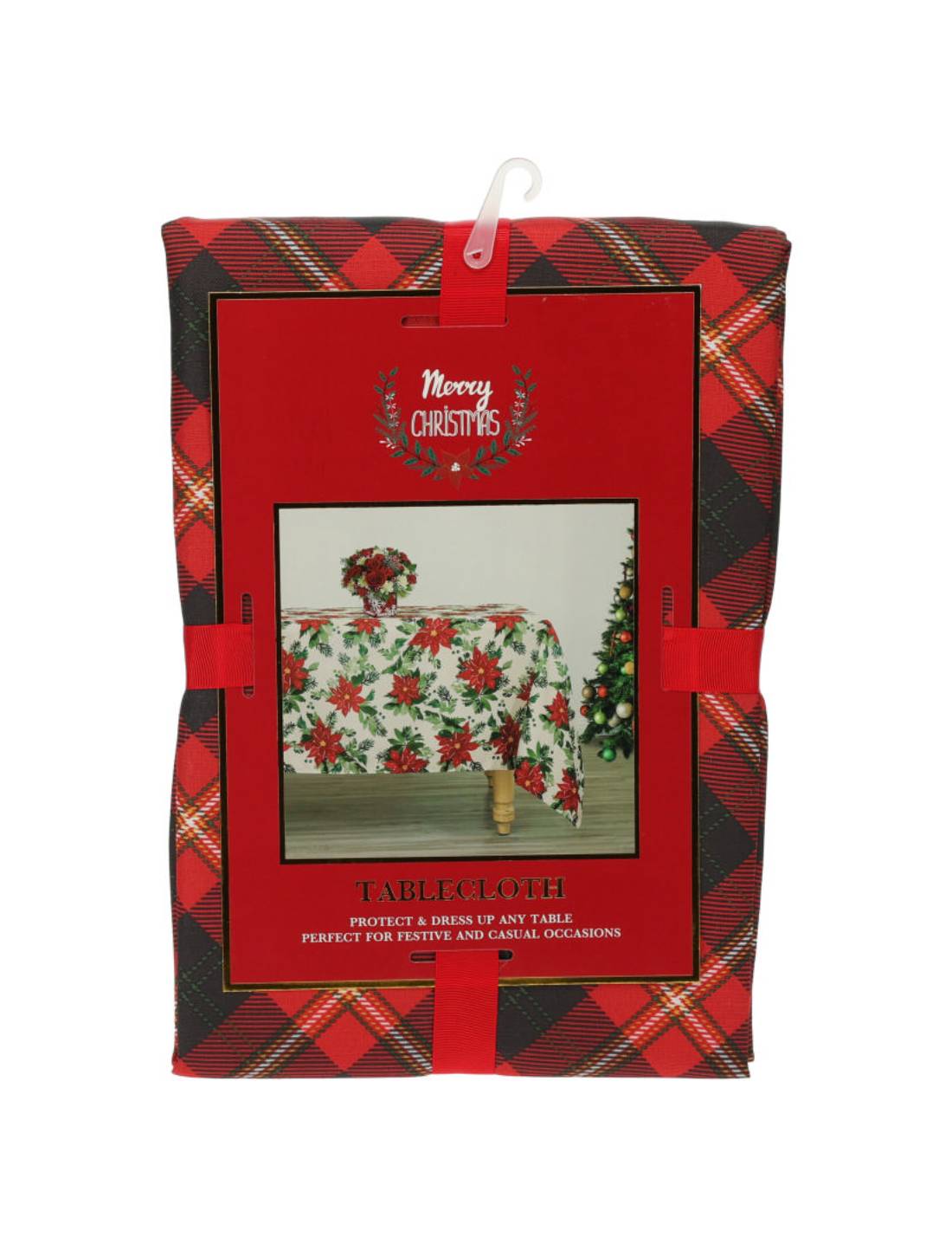 Tovaglia Natalizia Tartan 130x180cm