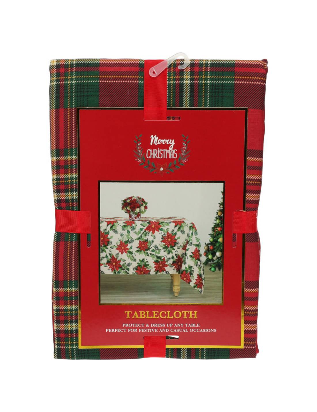 Tovaglia Natalizia Tartan 130x180cm