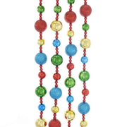 Addobbo Albero Di Natale Ghirlanda Collana Palline Multicolor